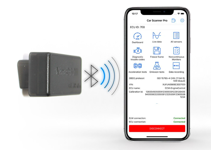 Bluetooth 4.0 OBD II Scanner