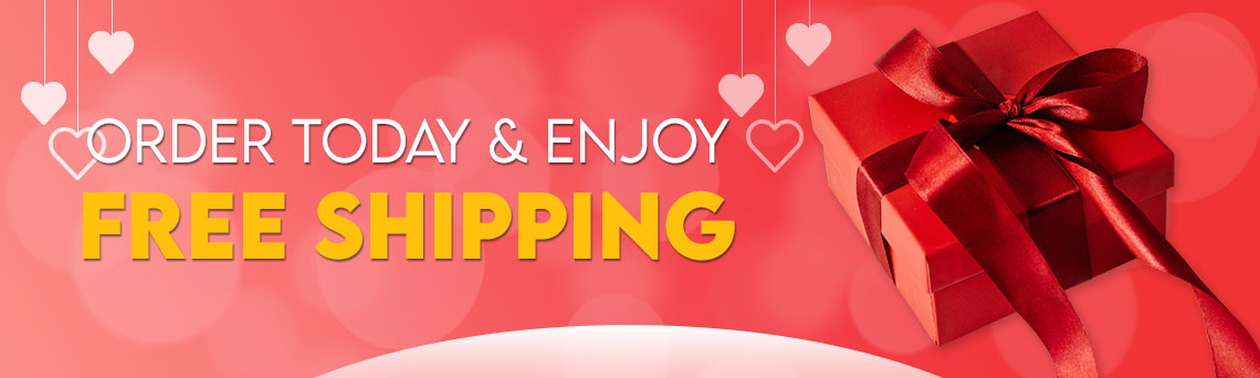 Order Today and enjoy Free Shipping