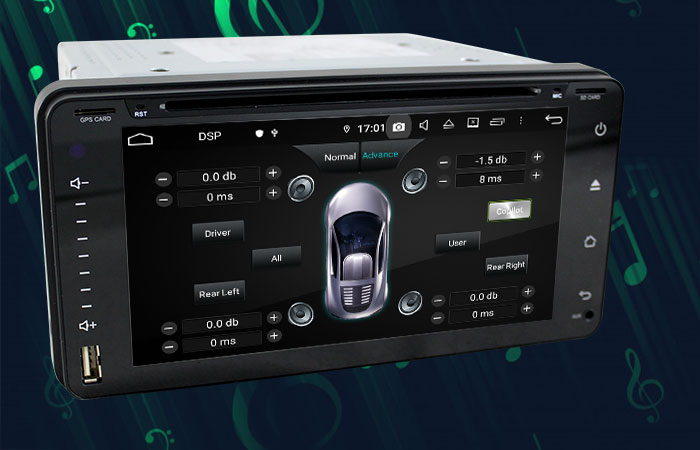 Built-in DSP Car DVD Player