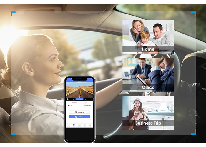 4G Dual Dash Cam Built-in GPS