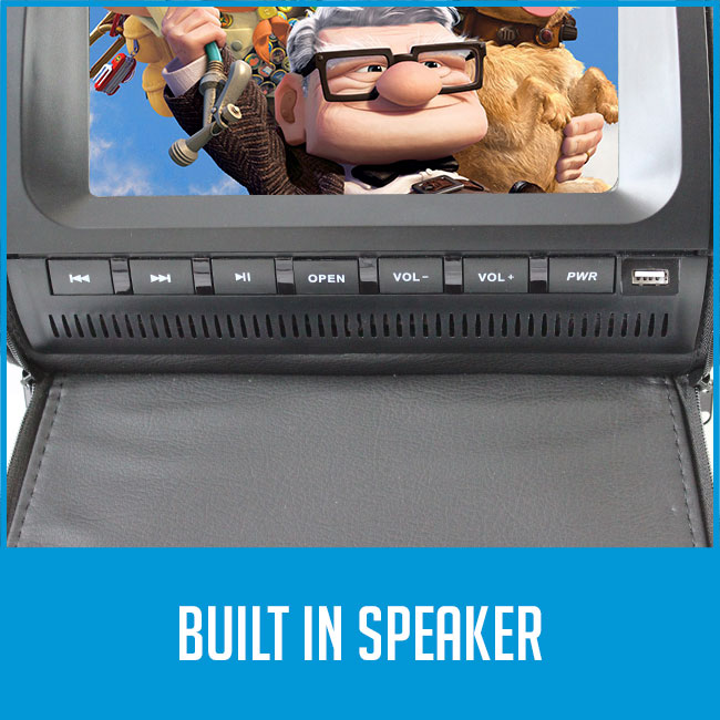 speaker on headrest car dvd player