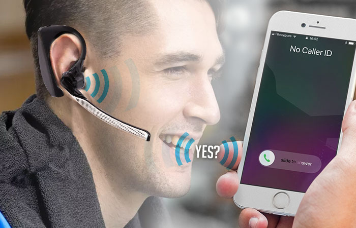 Call Announce Voice Command Headset