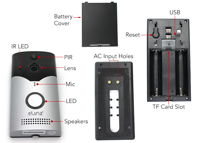 Product Label Intercom CCTV Camera