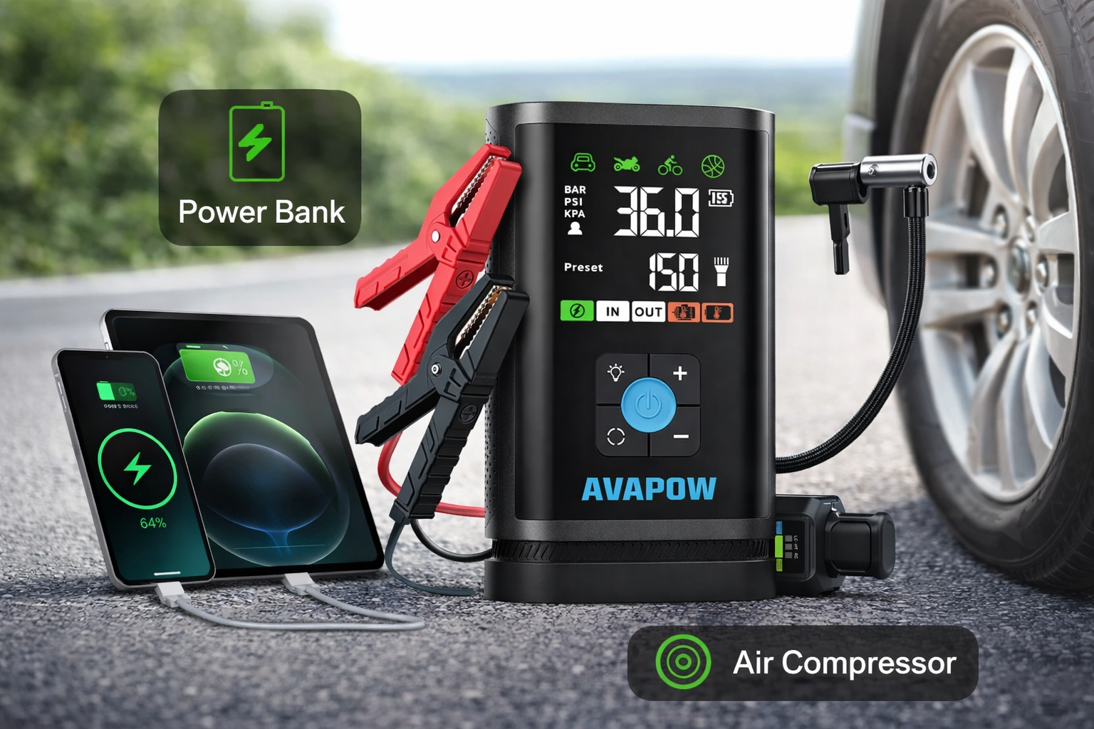 car battery jump starter