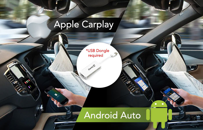 Carplay Android Auto In Dash Car DVD Player