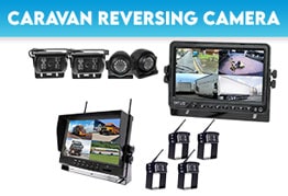 Caravan reversing camera