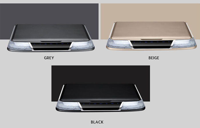 3 Colours of IPS Car Roof Mounted Player