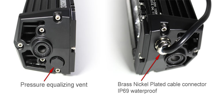 light bar cosmoblaze waterproof connector