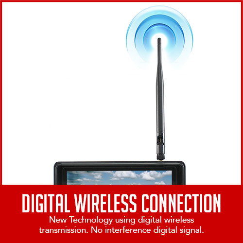 Digital Wireless Connection 2 Channels Reverse Camera