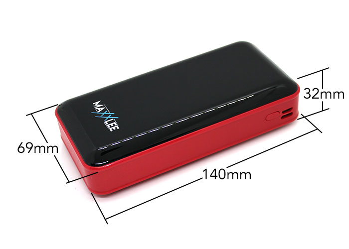 20000mAh Powerbank Dimensions