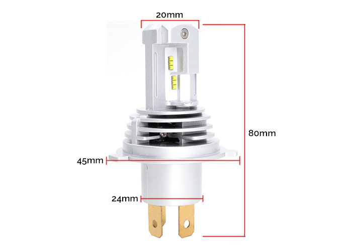 LED Headlight Kit Dimensions