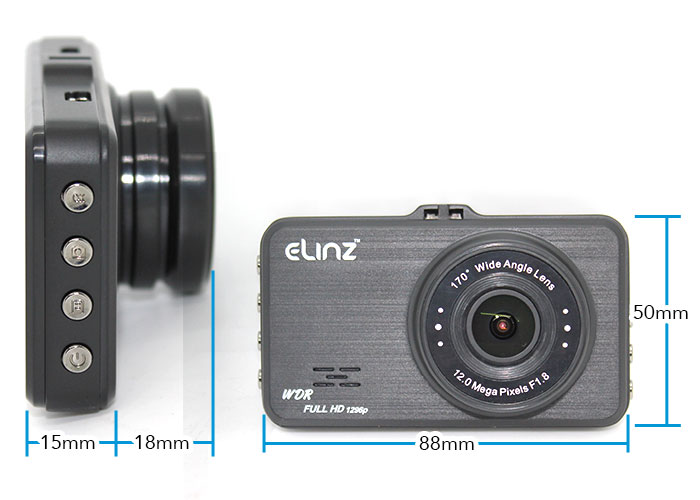 Dash Camera Dimensions