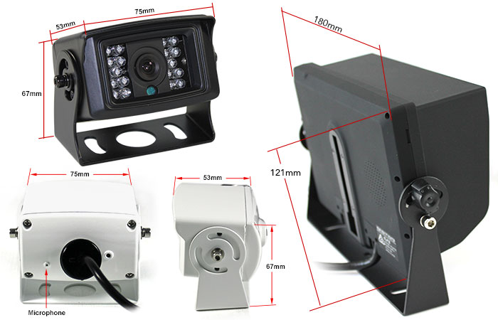 Reverse Camera Dimensions