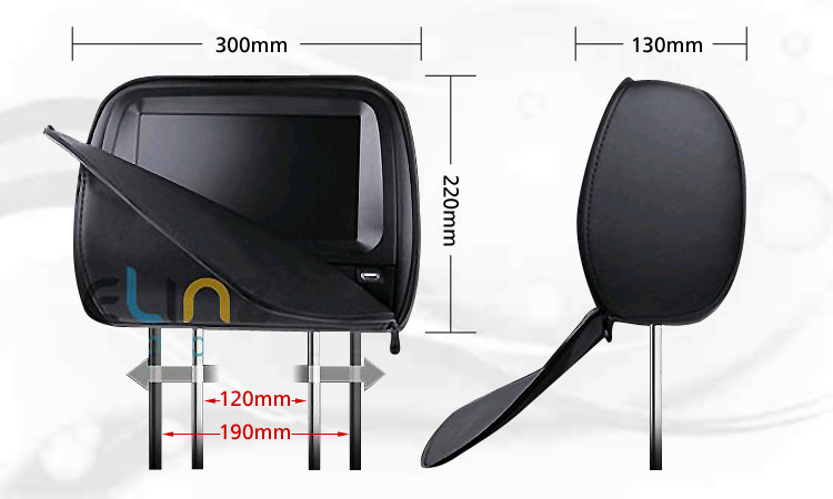 car dvd player dimension