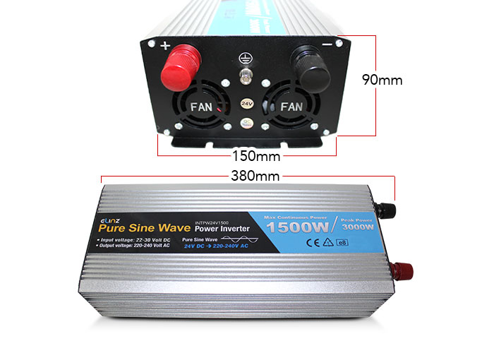 1000W Pure Sine Wave Inverter Dimensions