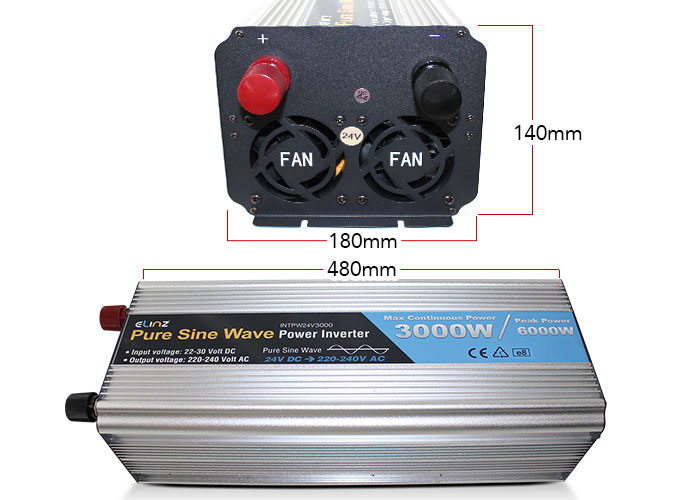 3000W Pure Sine Wave Inverter Dimensions