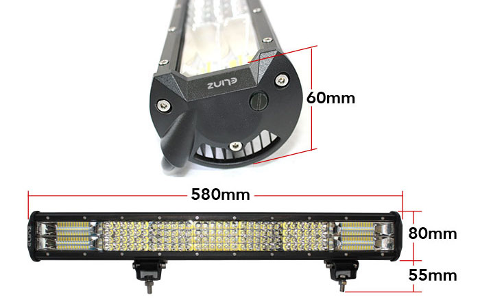 23" LED Light Bar Dimensions