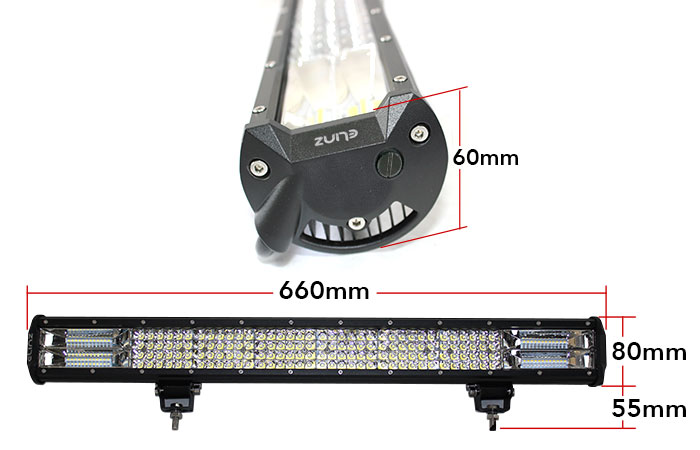 LED Light Bar Dimensions