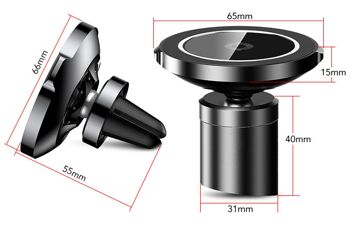 Wireless Phone Charger Stand Dimensions