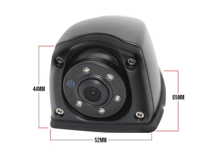 4 PIN  Side View CCD Reverse Small Camera  Dimensions