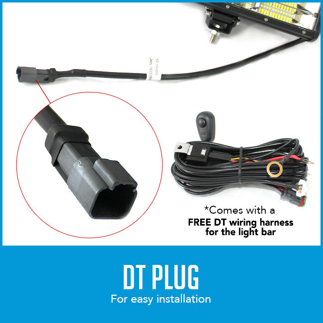 DT plug for led light bar