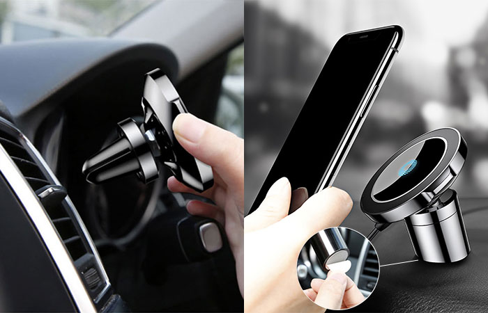 Dual Mounting Car Phone Stand