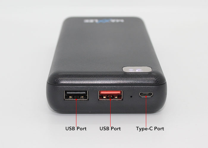 10000mAh Dual USB Ports & Type-C Port