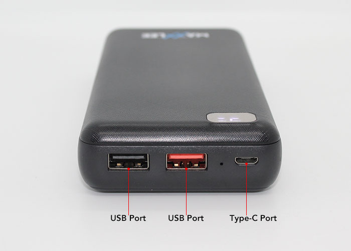20000mAh Dual USB Ports & Type-C Port