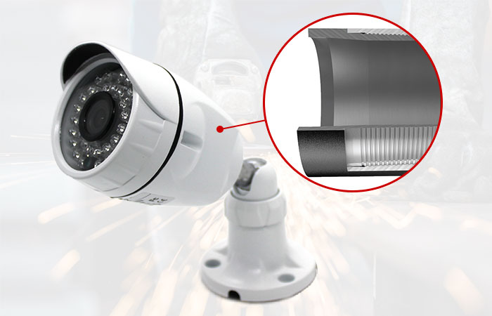 CCTV Bullet Camera with Metal Casing