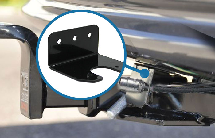 Vehicle-Trailer Side Mounting Bracket Dimension