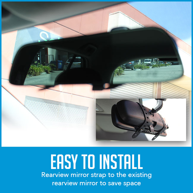 easy to install rearview mirror monitor