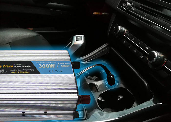 Efficient 300W Power inverter, 90% efficiency