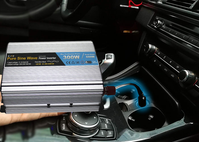 Efficient 300W Power inverter, 90% efficiency
