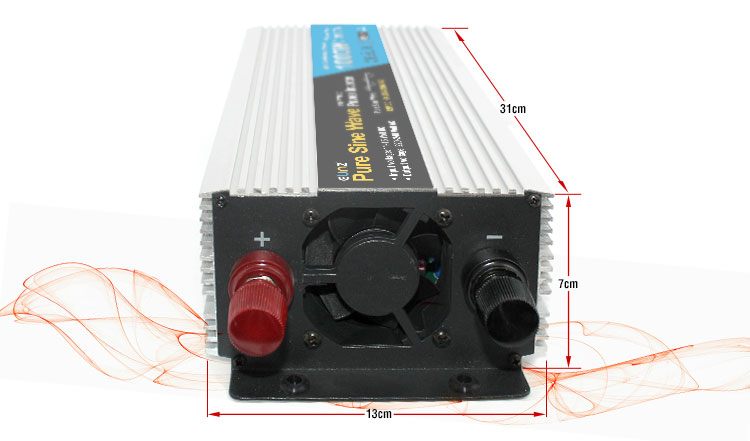 pure sine wave inverter dimension