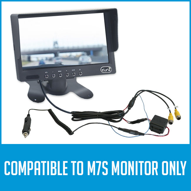monitor and cables
