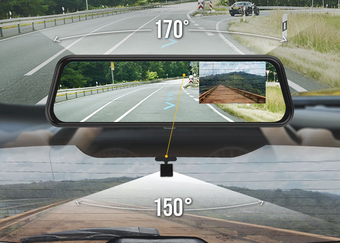 Dash Cam & Rear Camera View Angle