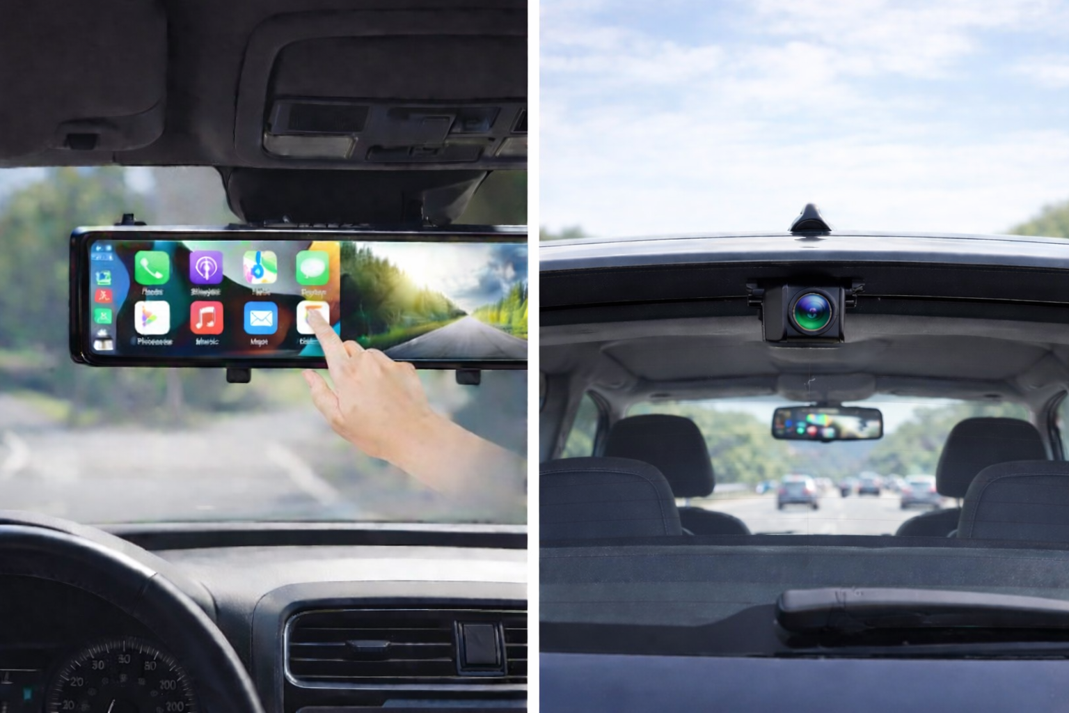 front and rear dash cam