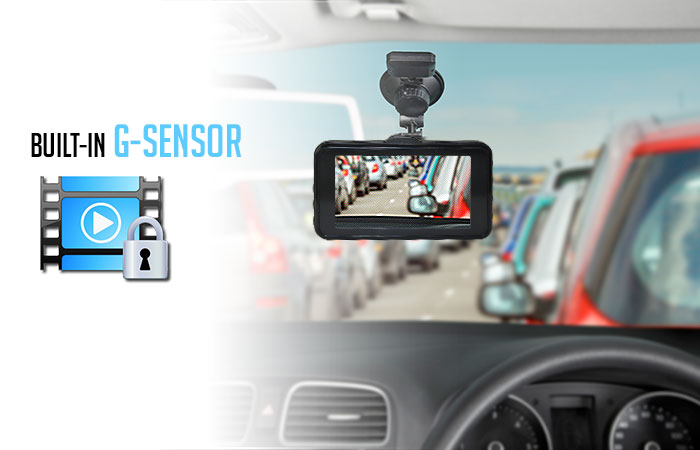 Gravity Sensor Wifi Dash Camera