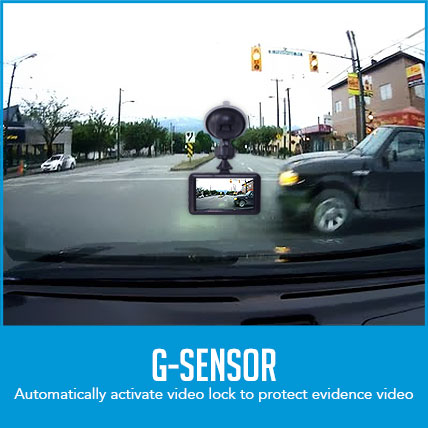 G Sensor 3.2 inch Car Dash Cam