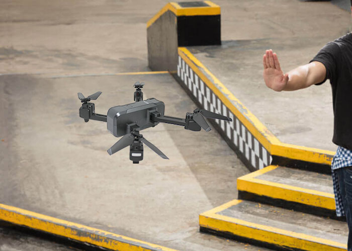 Gesture Control Quadopter Drone