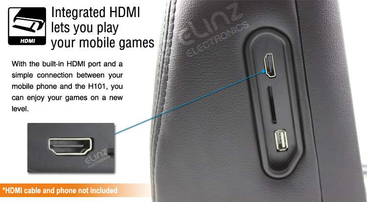 Headrest HDMI car dvd player
