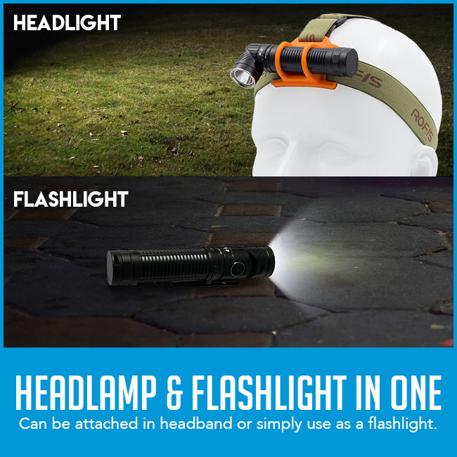 headlight mounted on head harness