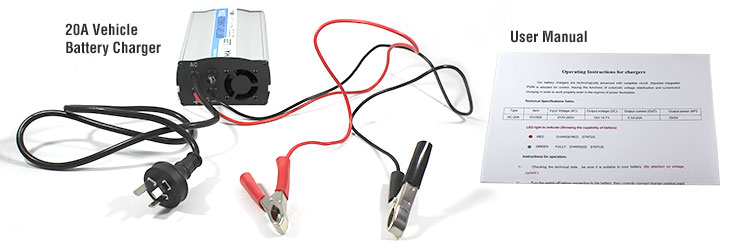 included charging car battery BC20A