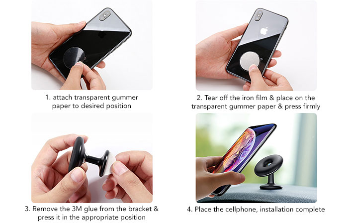 Magnetic Mount Phone Holder Installation