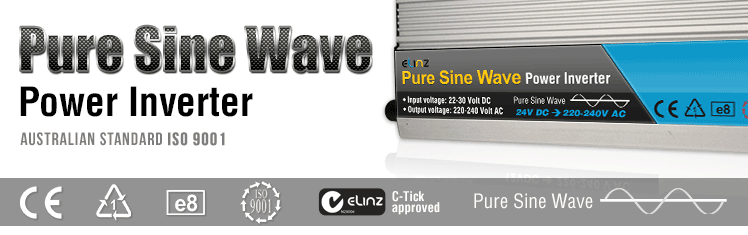 Power Inverters C-Tick mark approved