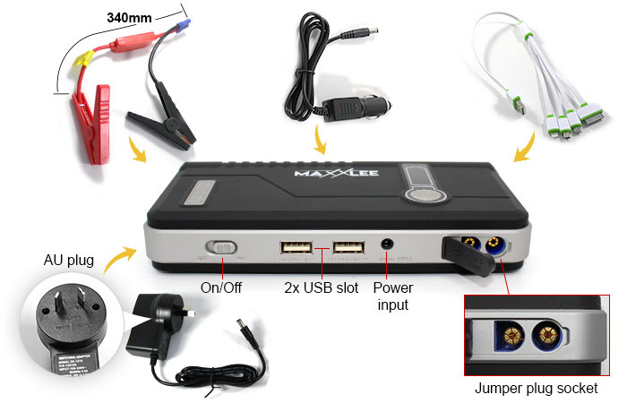 600A Battery Charger Jump Starter Views