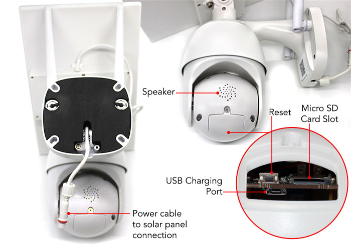 Solar Security Camera Product Views