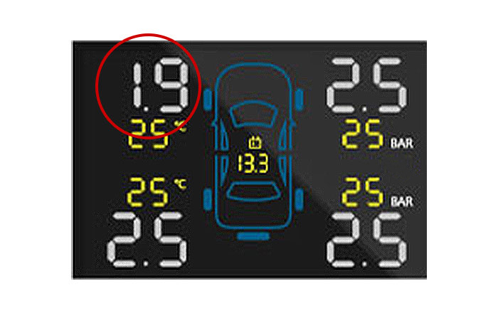Tyre Low Pressure Alert
