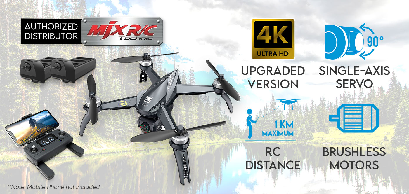 MJX Bugs 5W 4K GPS RC Drone