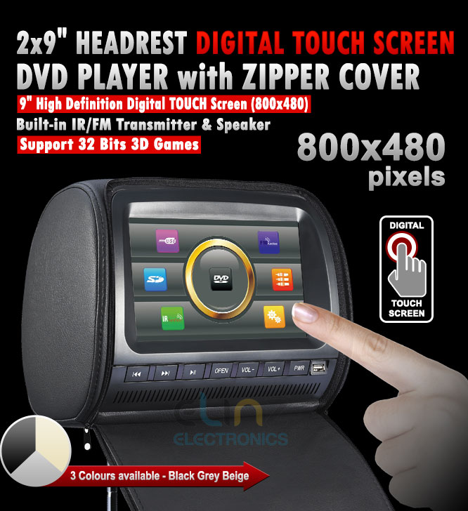 Headrest dvd players main image